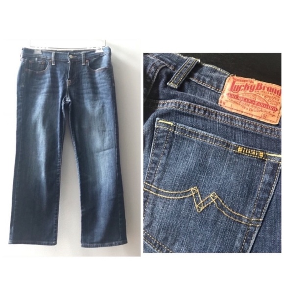 LUCKY BRAND Sweet n Low Crop Denim Jeans 6/28 - Picture 2 of 8